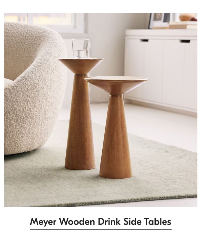 Meyer Wooden Drink Side Table