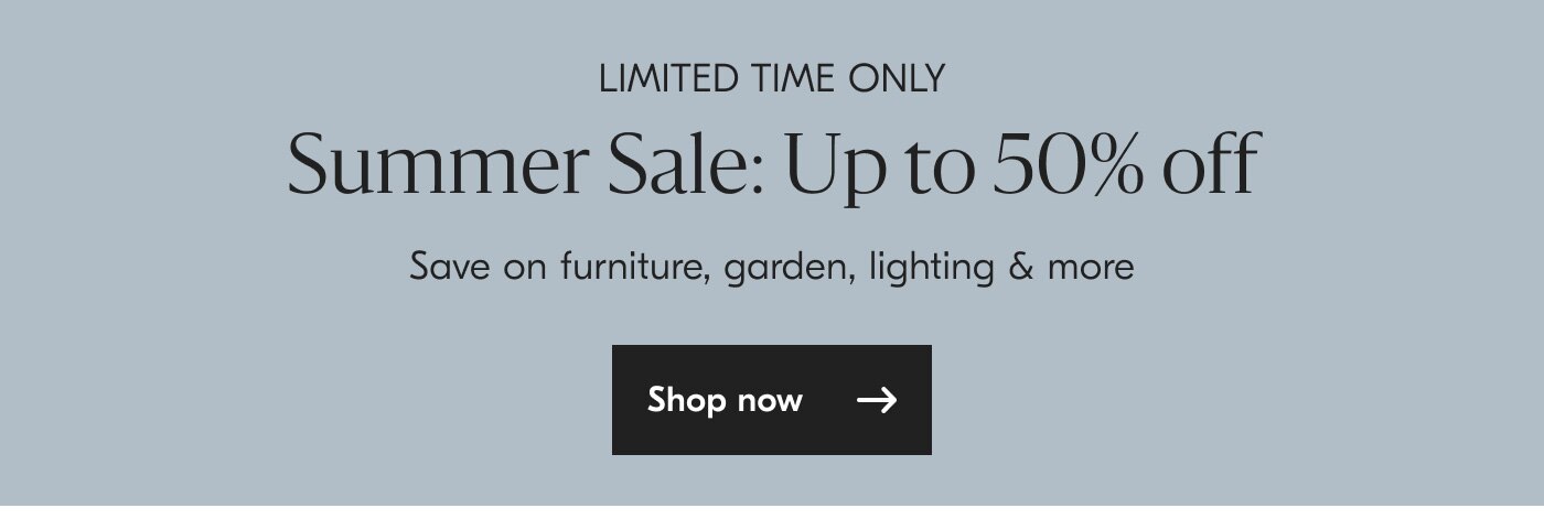 Summer Sale: Up to 50% off - Shop now