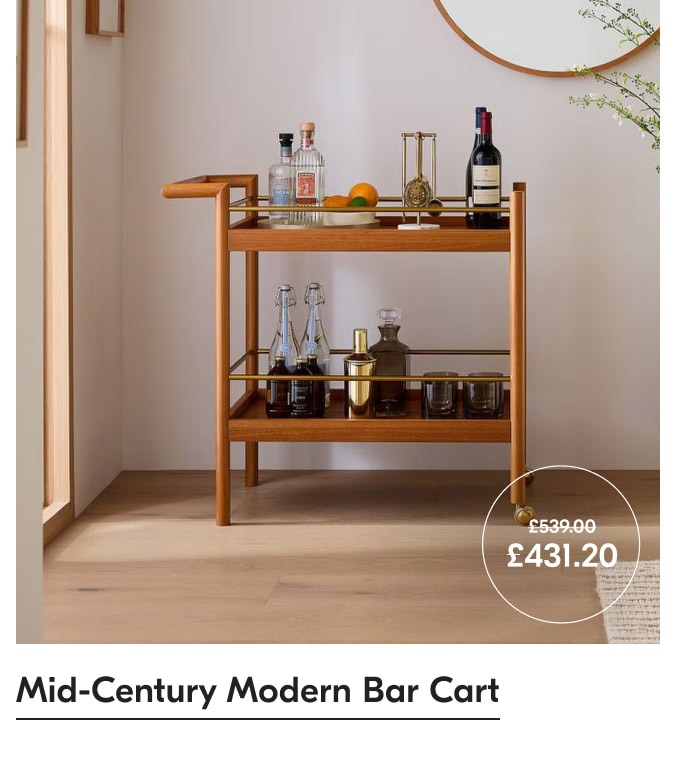 Mid-Century Modern Bar Cart