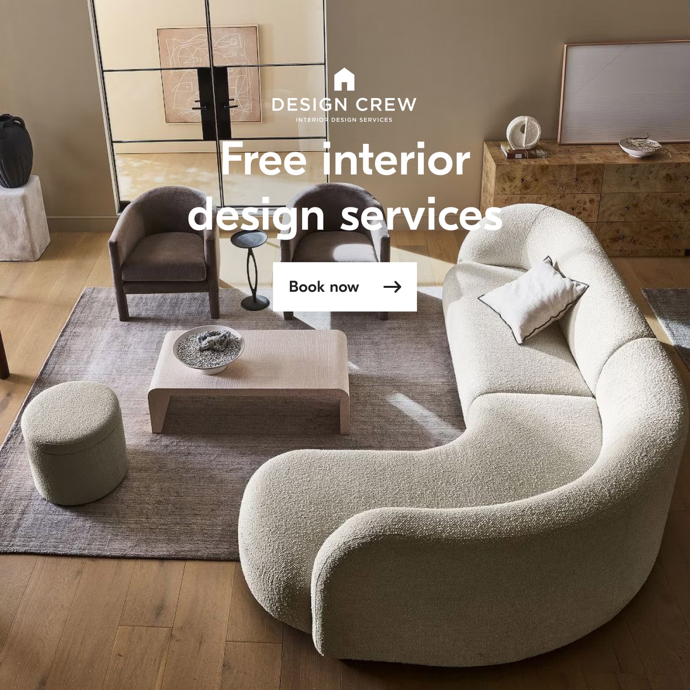 Free interior design services - Book now