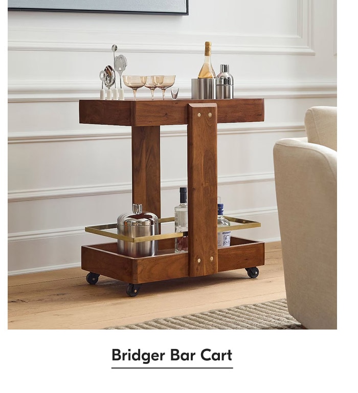 Bridger bar cart