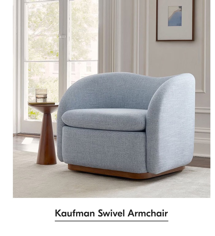 Kaufman swivel armchair