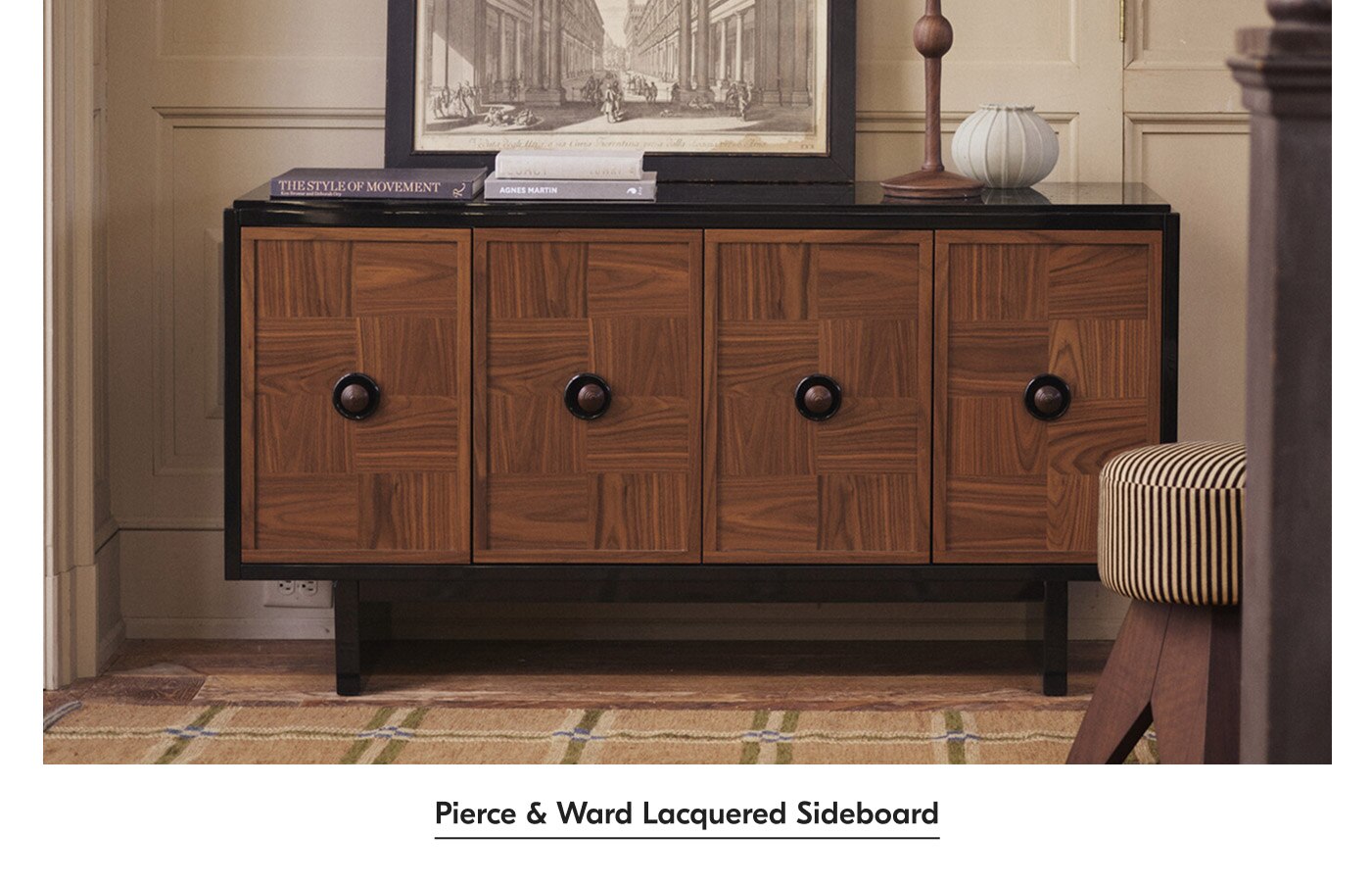 Pierce & Ward lacquered sideboard