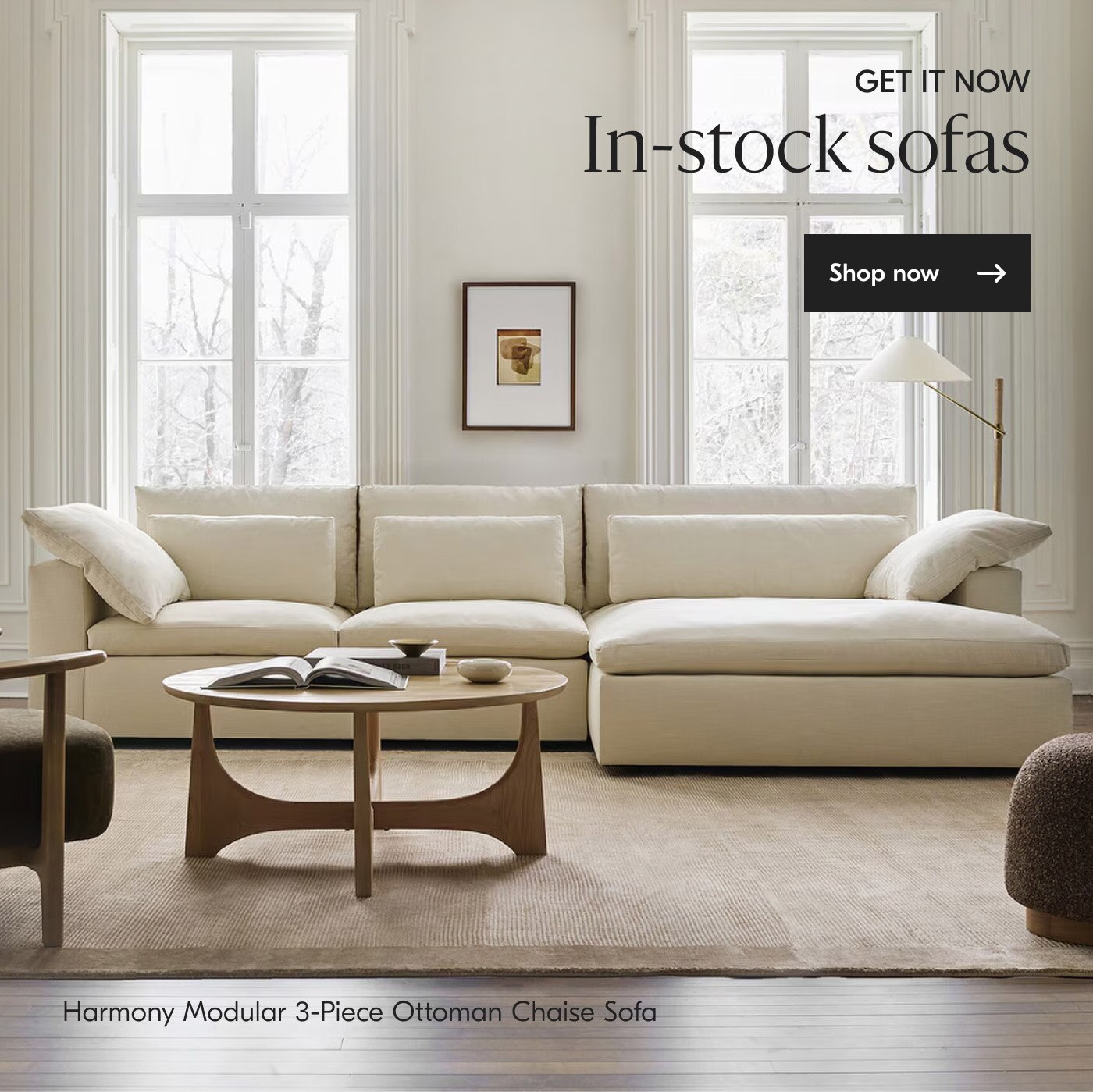 In-stock sofas Shop Now
