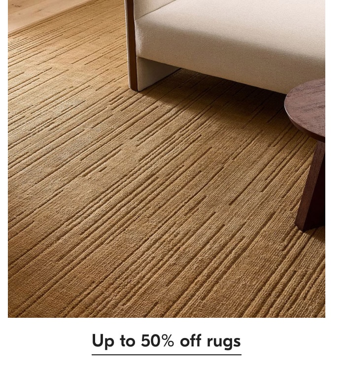 Up to 50% off rugs