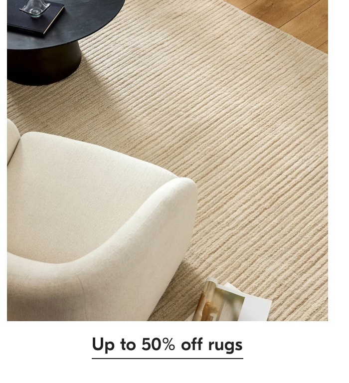 Up to 50% off rugs