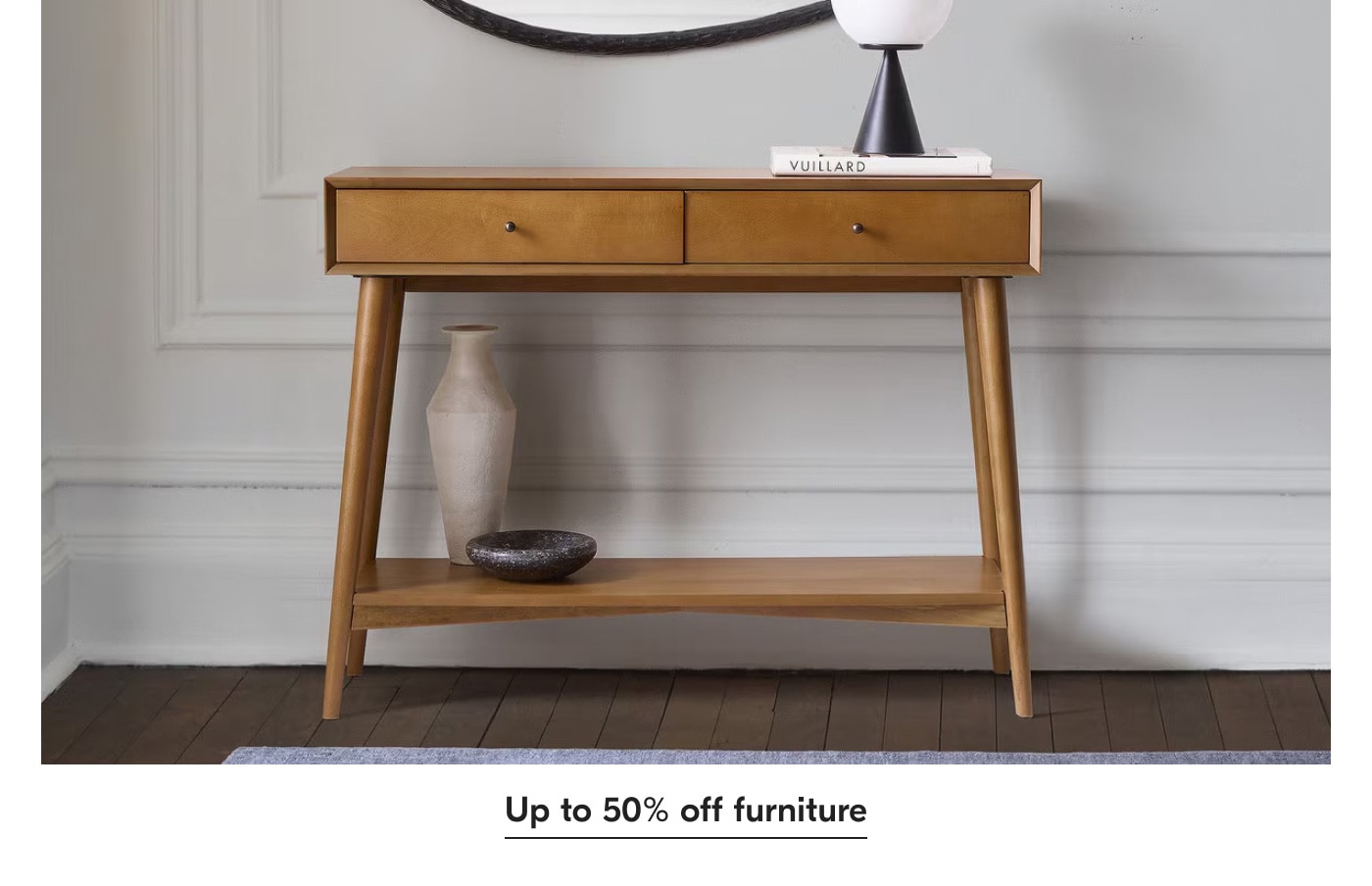 Up to 50% off furniture