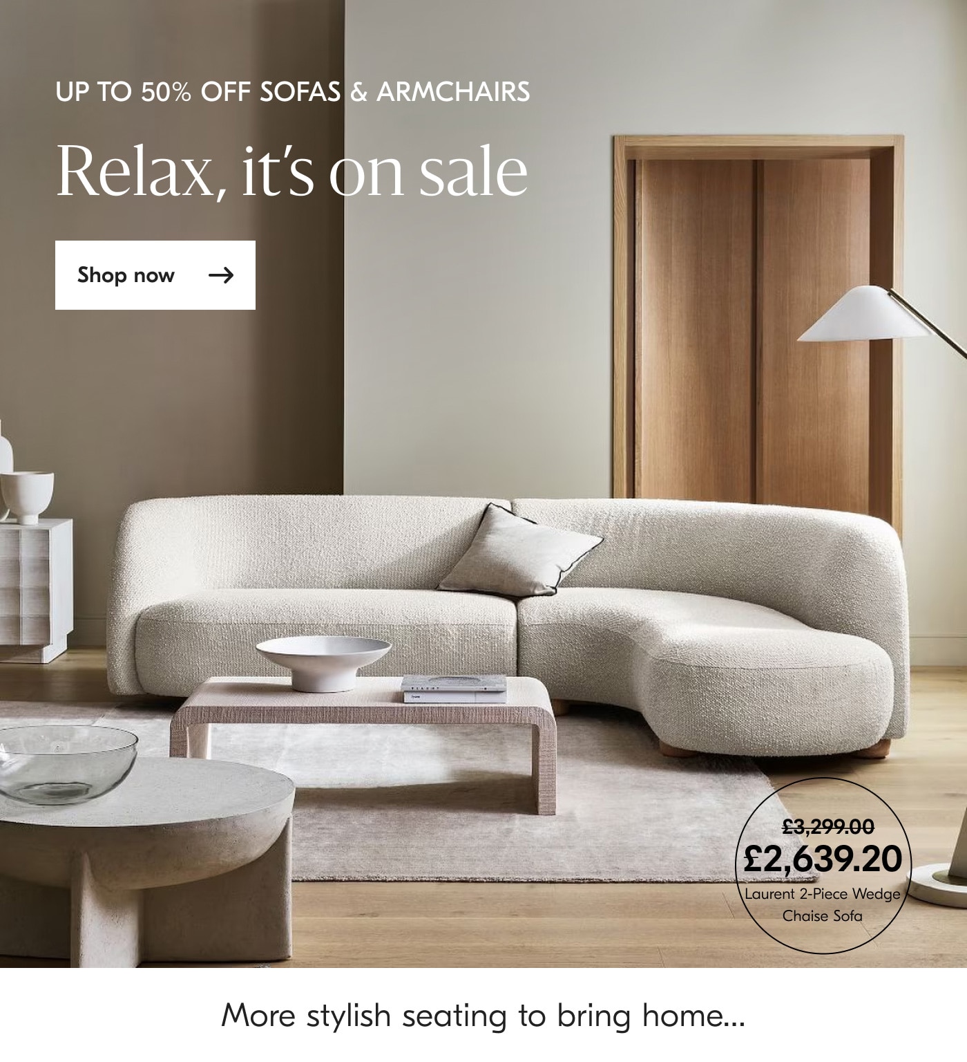 Relax, it's on sale - Shop now