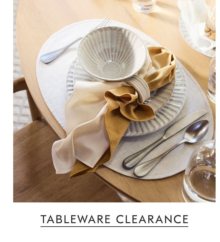 Tableware Clearance