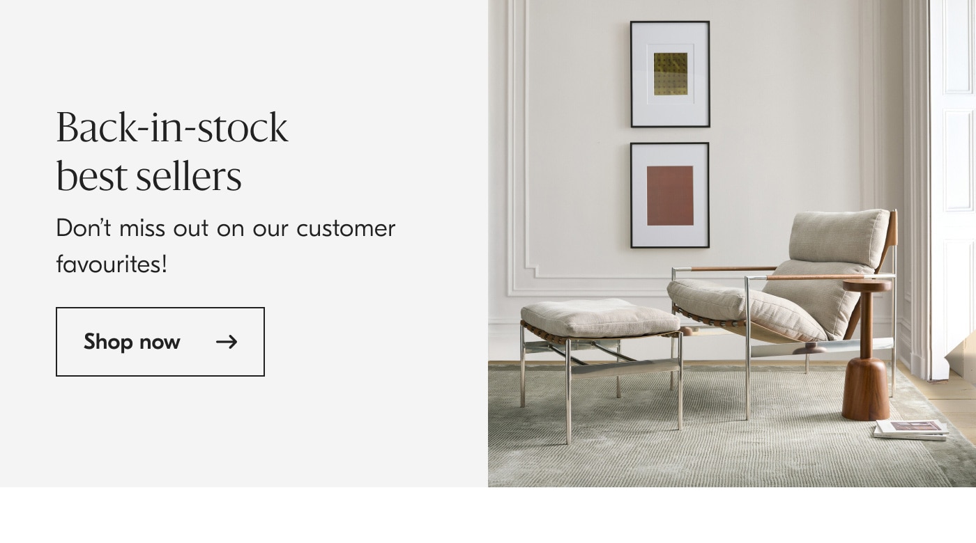 Back-in-stock best sellers