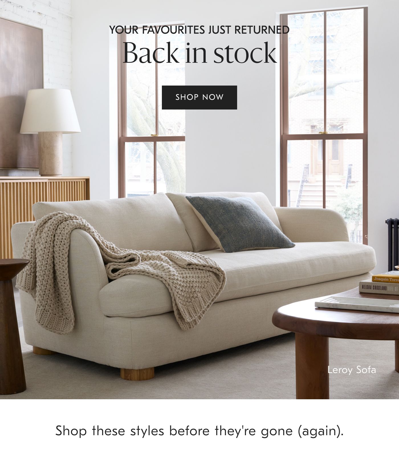 Back in stock - Shop now
