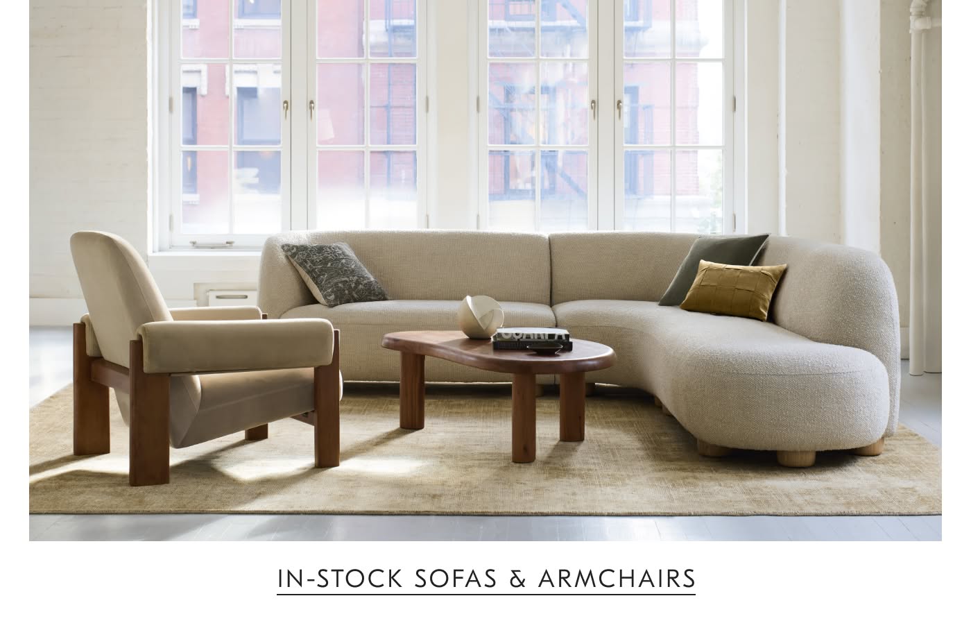 In-stock Sofas & Armchairs