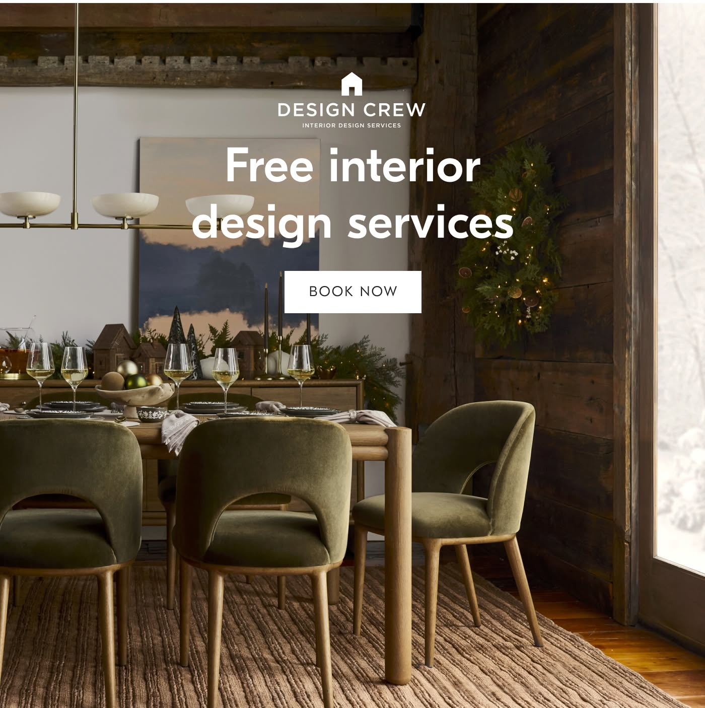 Free interior design services - Book now