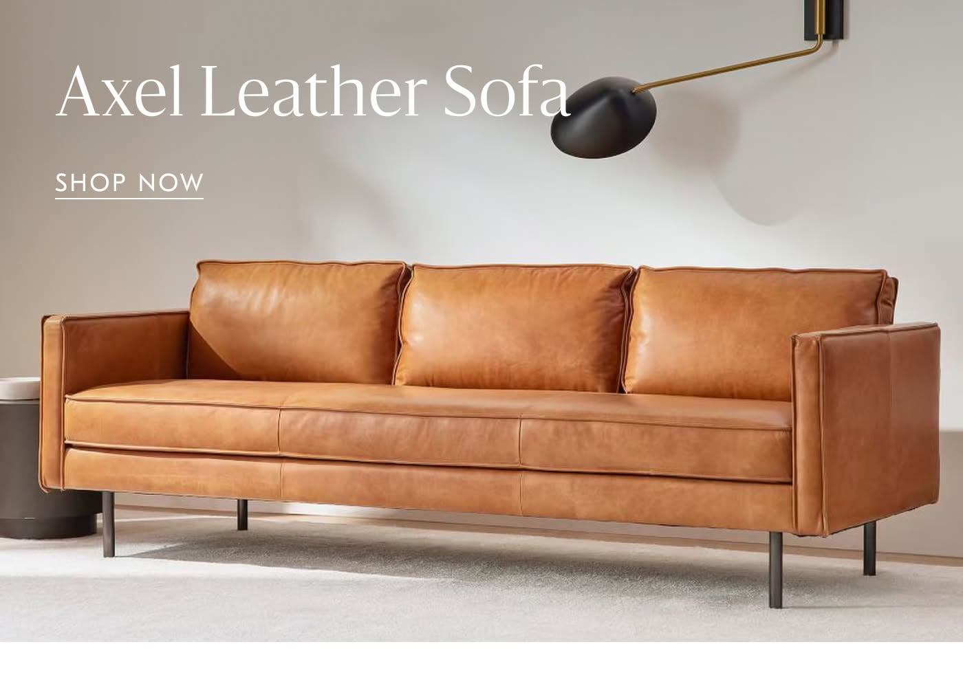 Axel Leather Sofa