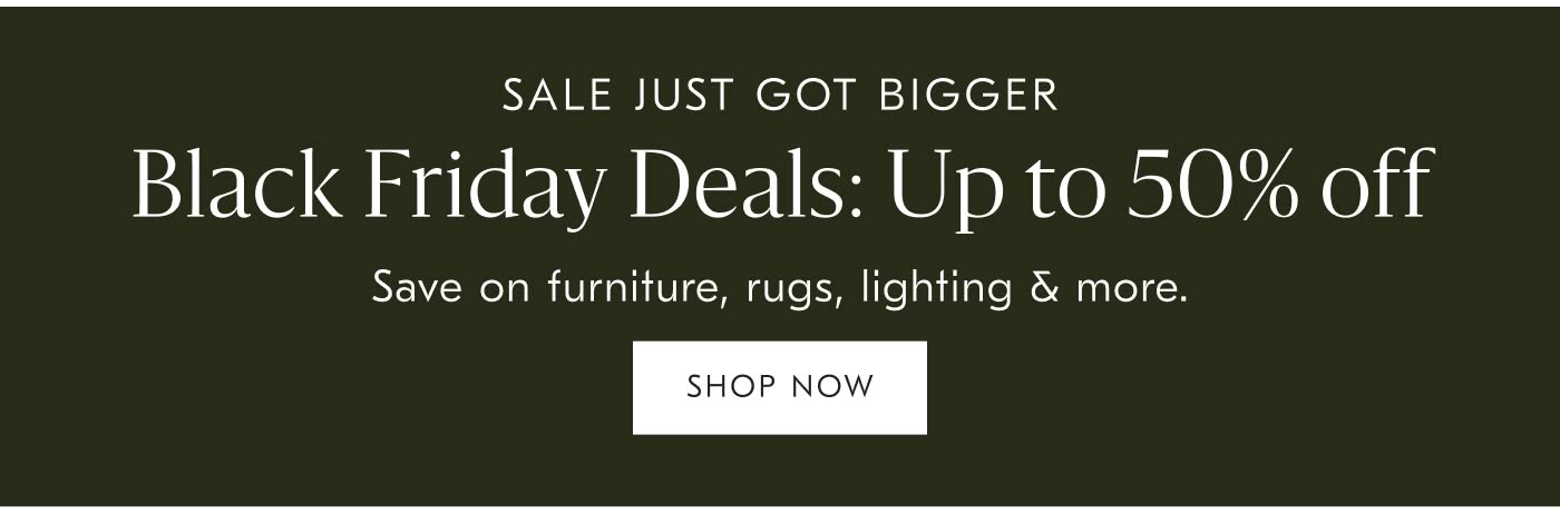 Black Friday Deals: Up to 50% off