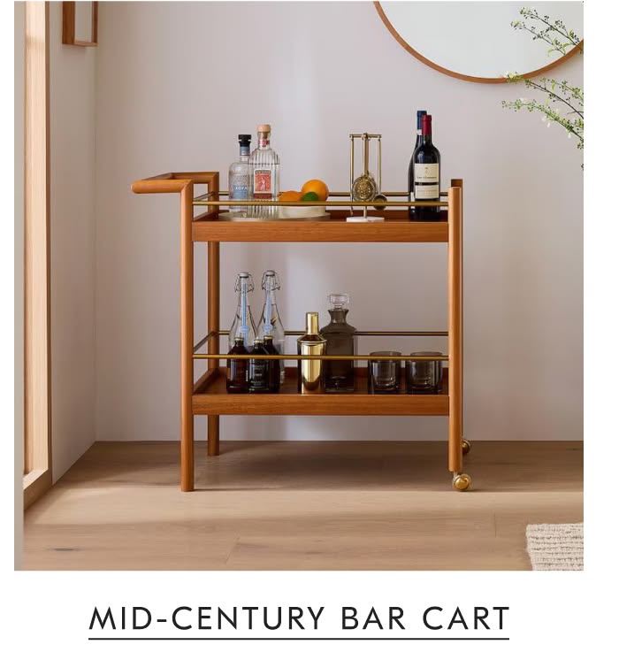 Mid-Century Modern Bar Cart