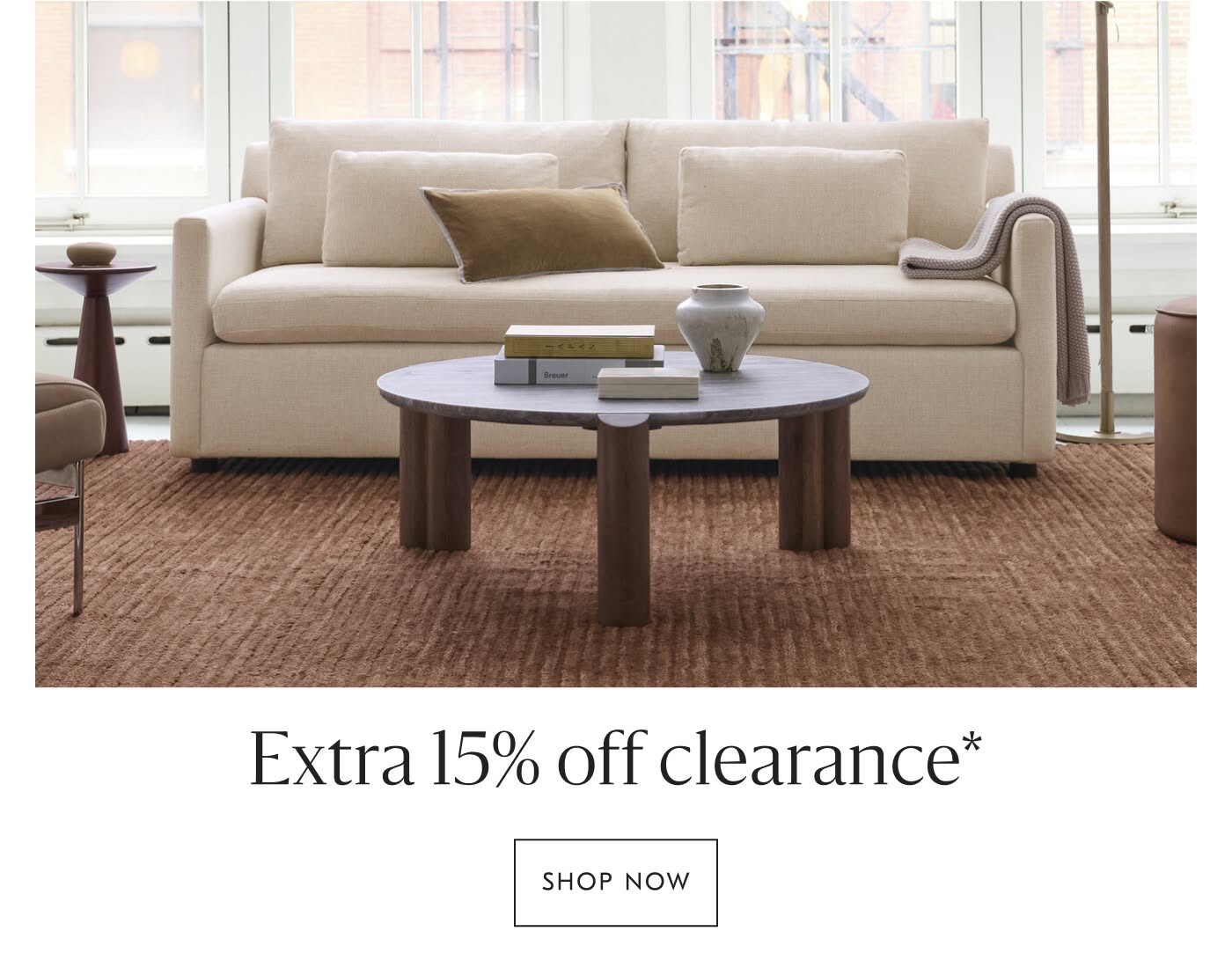 Extra 15% off clearance