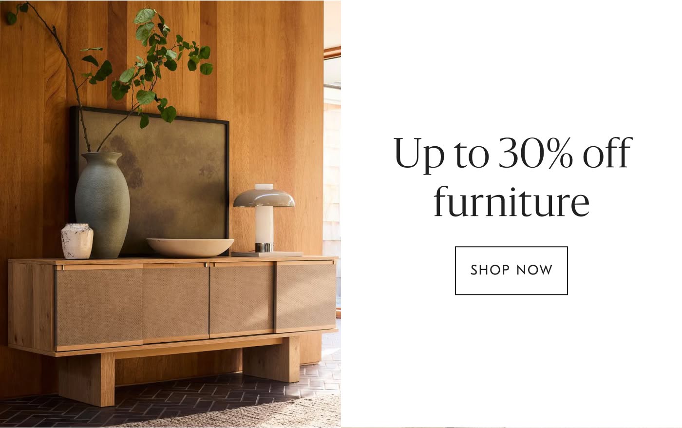 Up to 30% off furniture