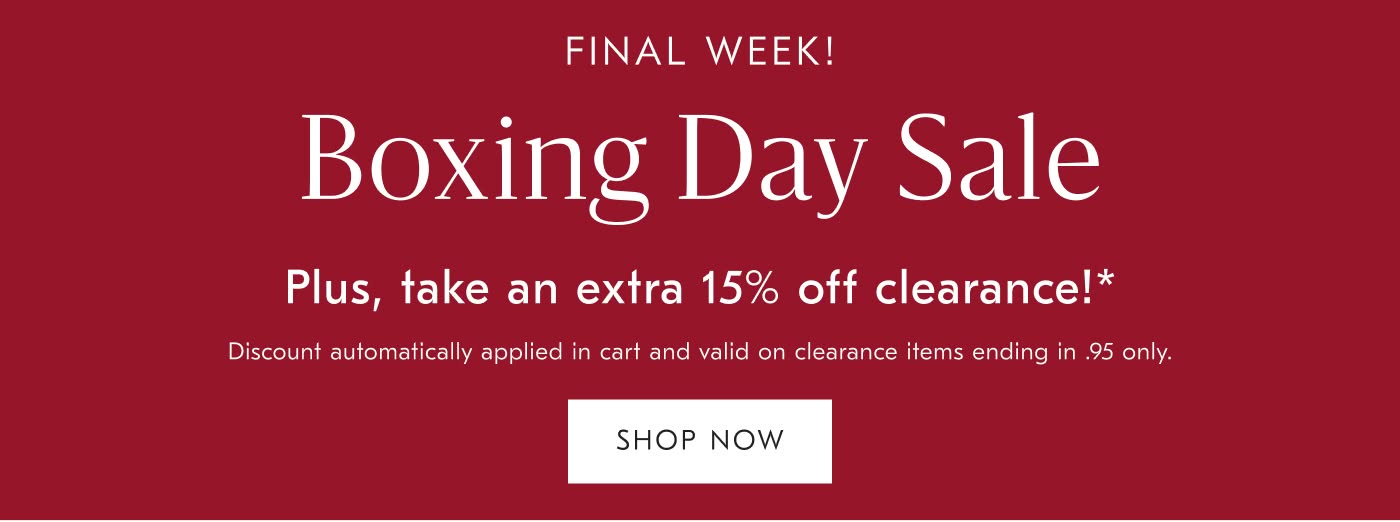 Boxing Day Sale