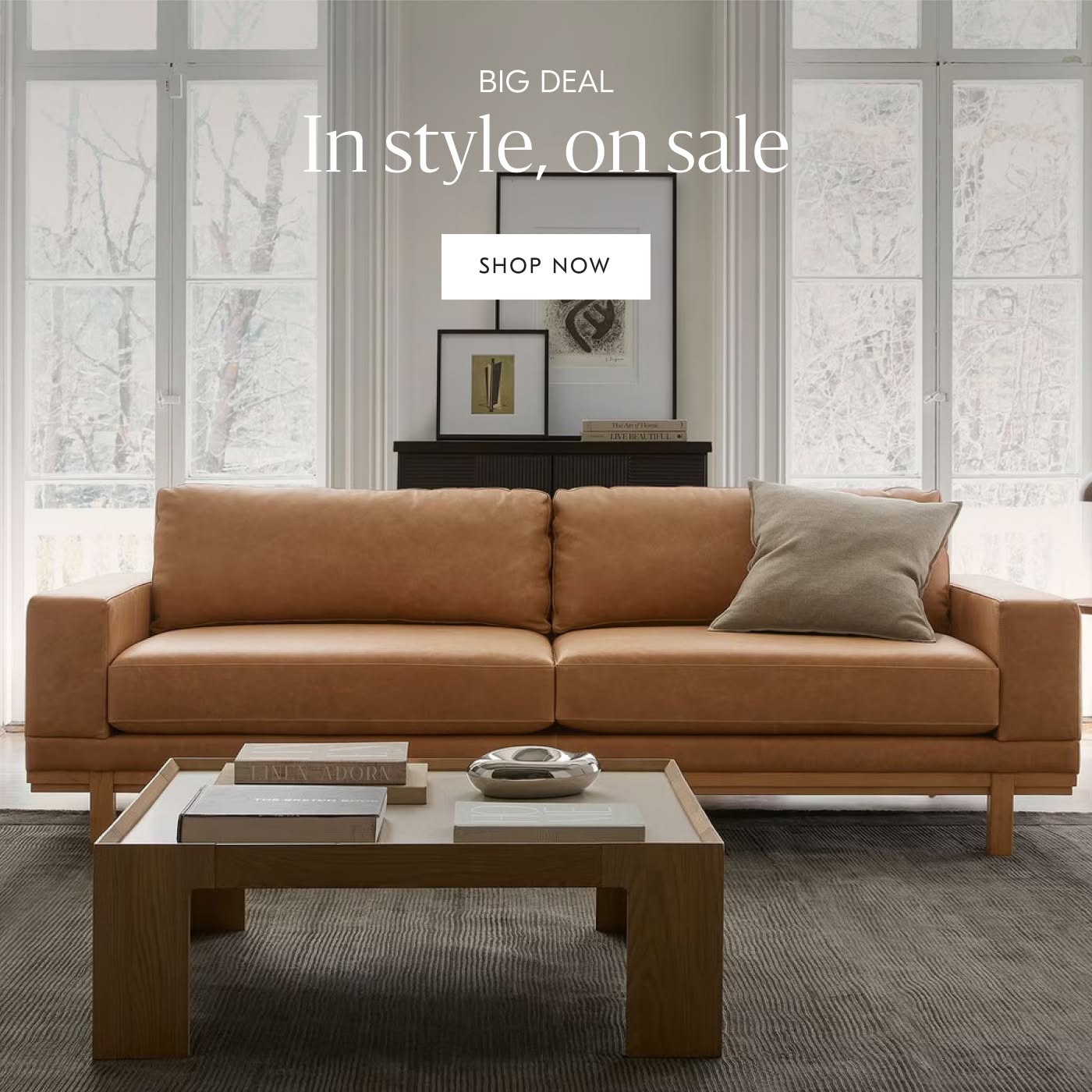 In style, on sale