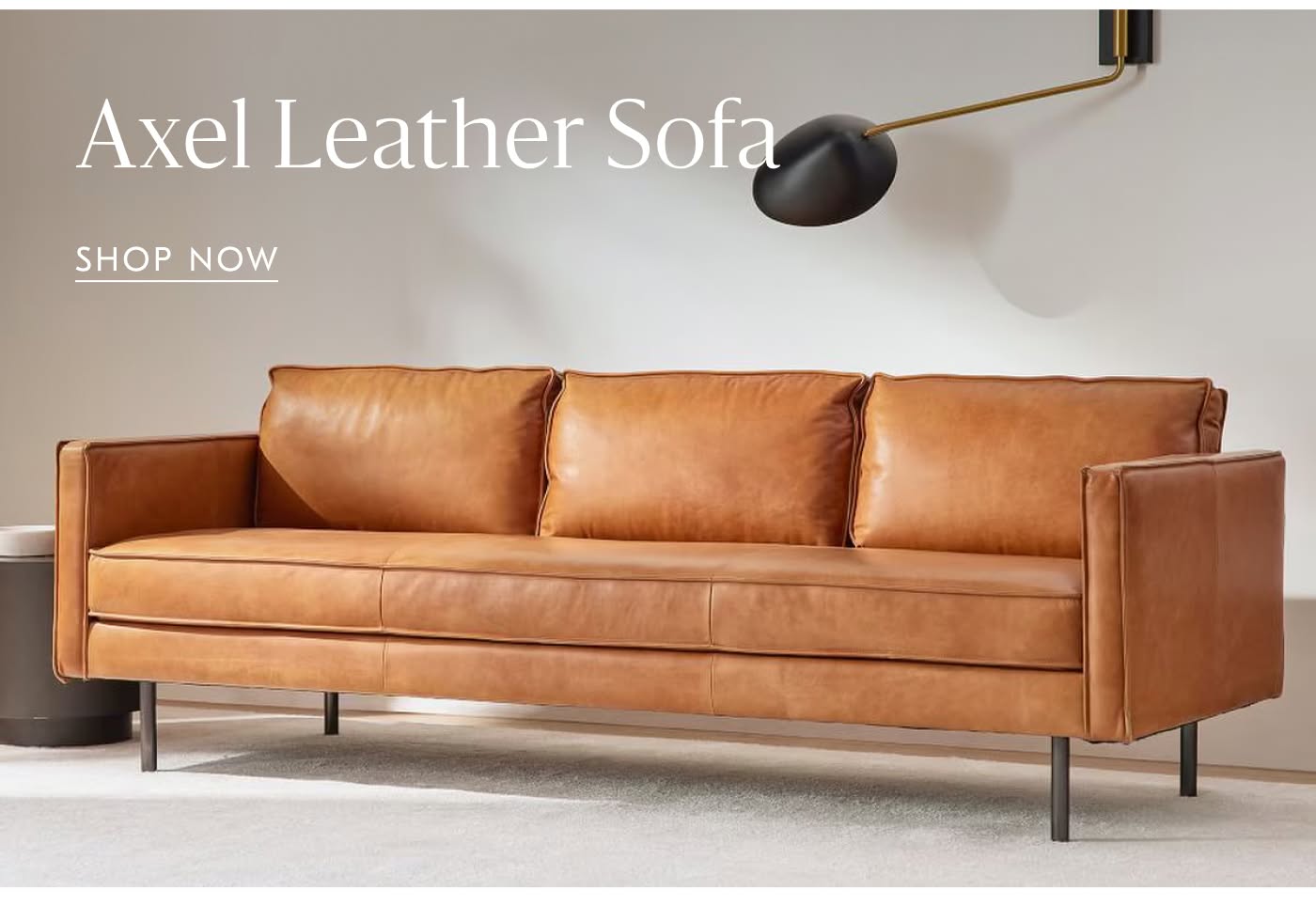 Axel Leather Sofa