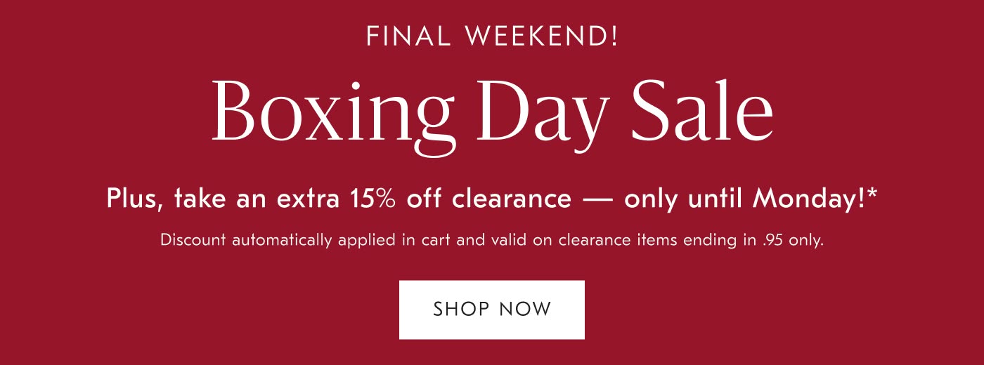 Boxing Day Sale