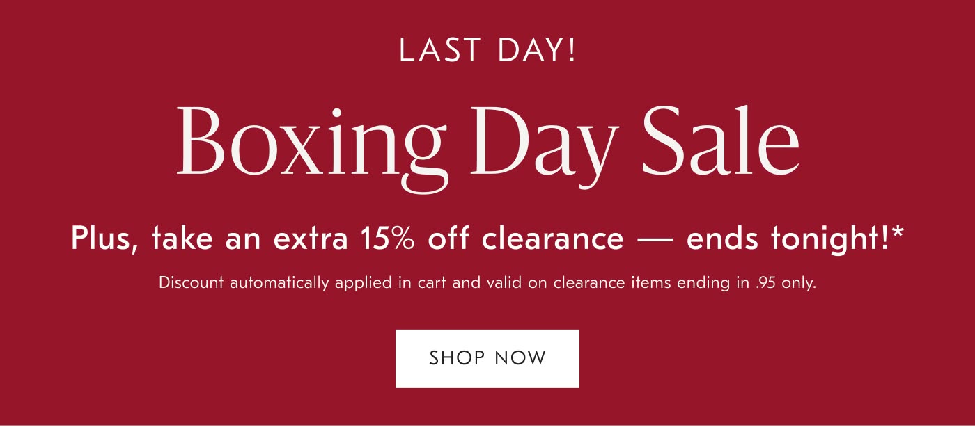 Boxing Day Sale