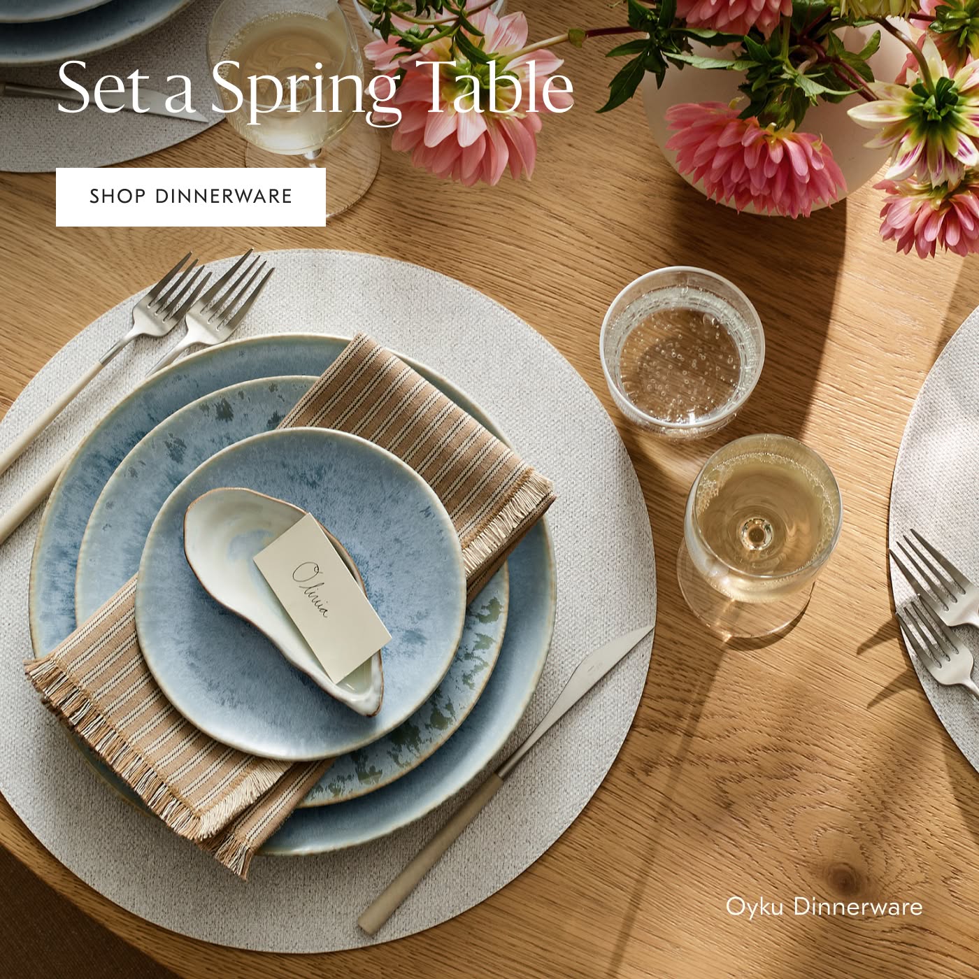 Set a Spring Table - Shop Dinnerware