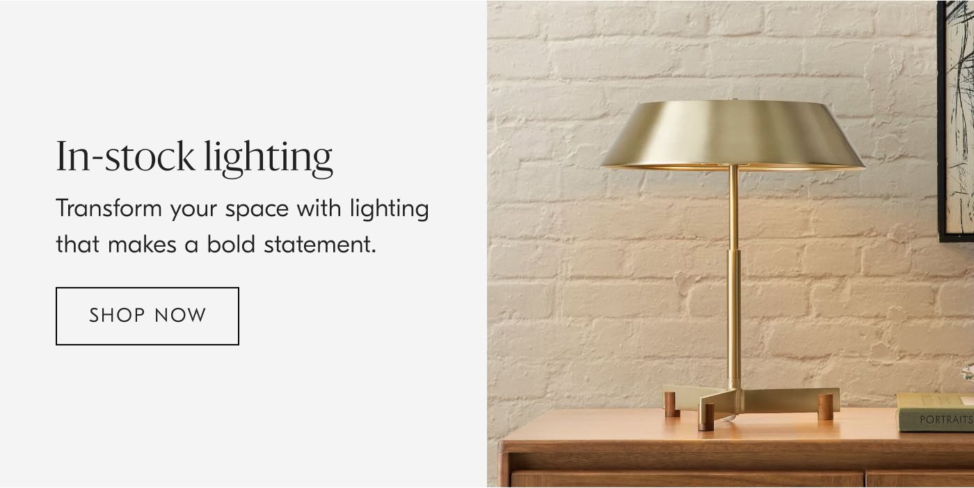 In-stock Lighting: Transform your space with lighting that makes a bold statement - Shop Now