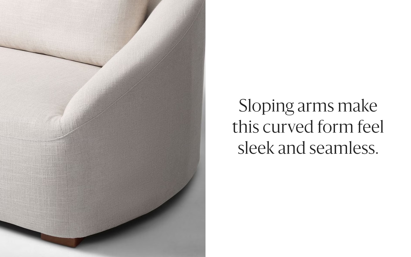 Aviana Wedge Chaise Sofa