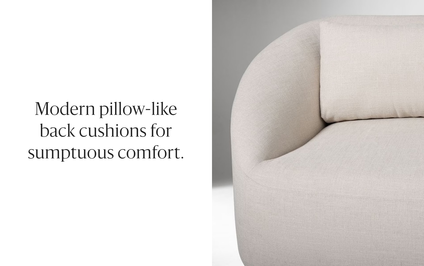 Aviana Wedge Chaise Sofa