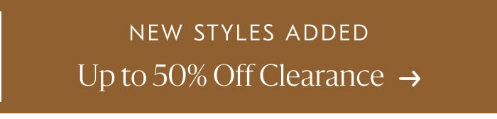 Up to 50% off Clearance