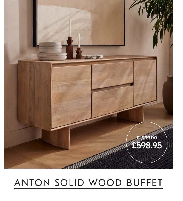 Anton Solid Wood Buffet