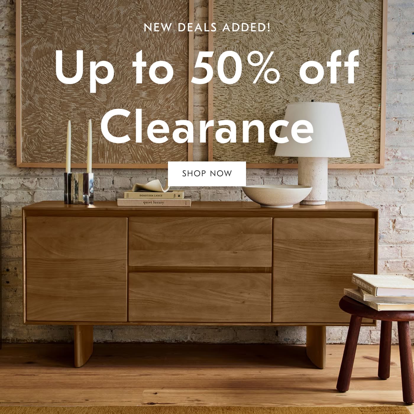 Up to 50% off Clearance - Shop Now