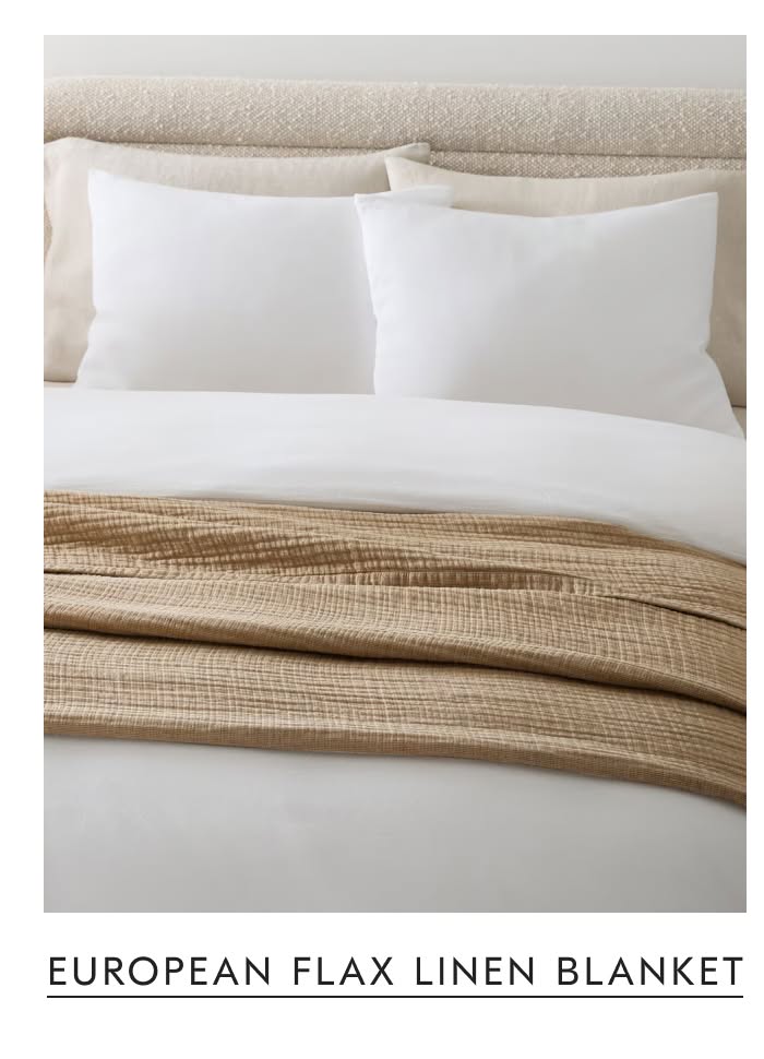 European Flax Linen Blanket