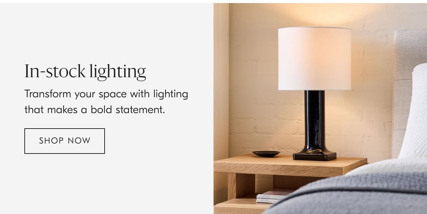 In-Stock Lighting. Transform your space with lighting that makes a bold statement. Shop now