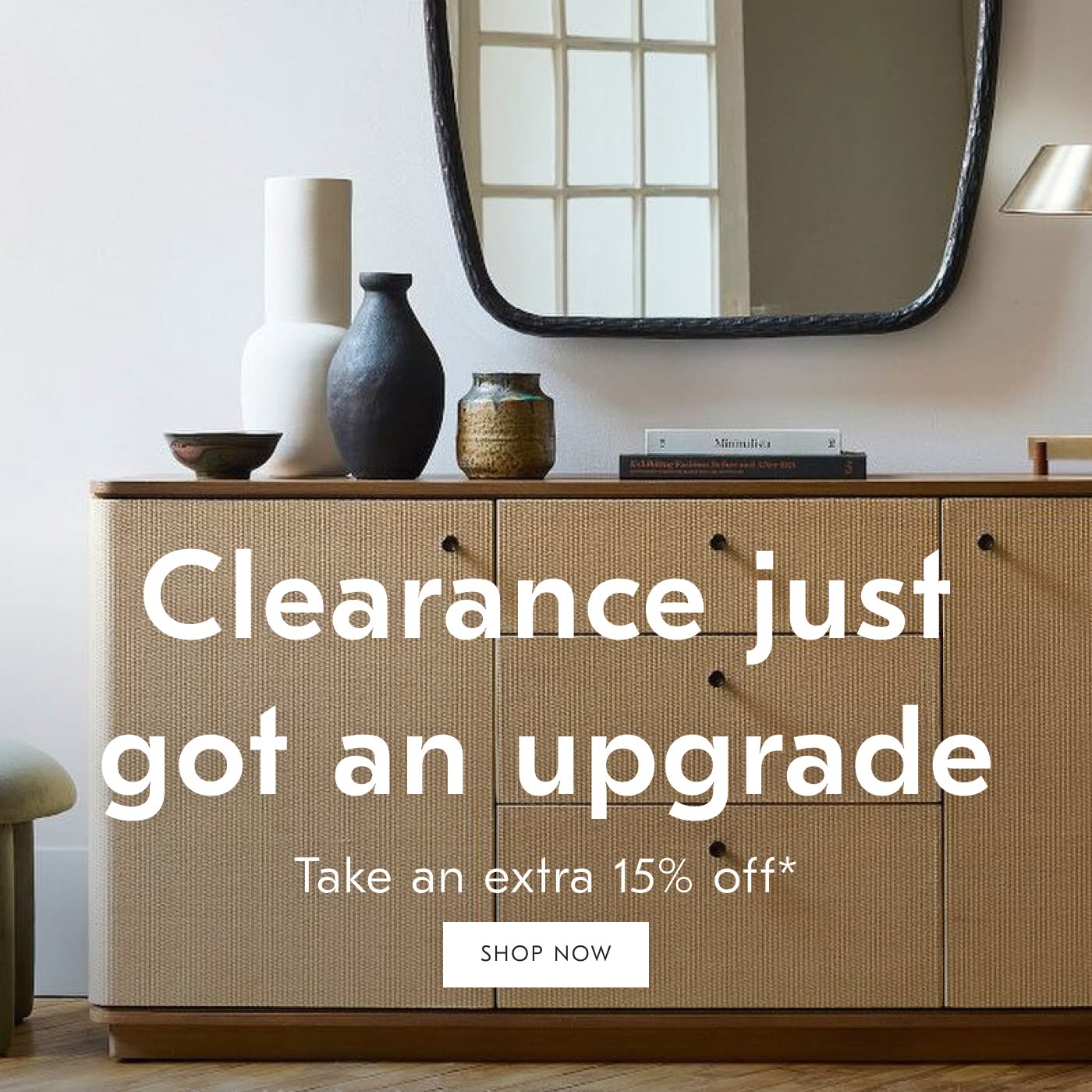 Clearance just got an upgrade | Take an extra 15% off - Shop Now