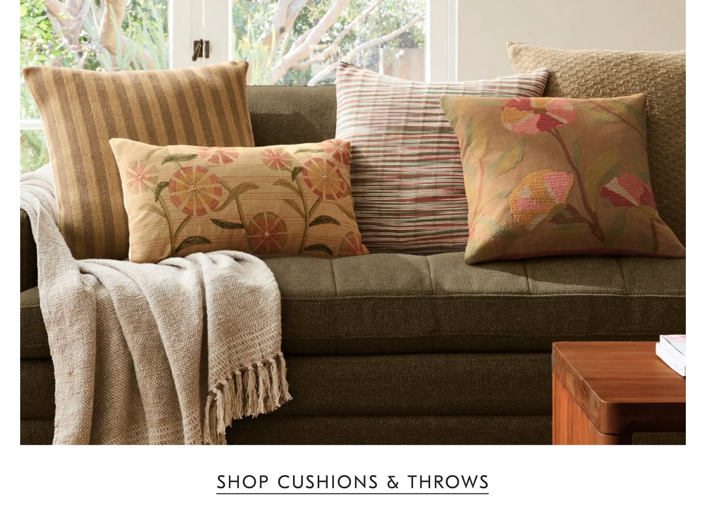 Shop Cushions & Throws