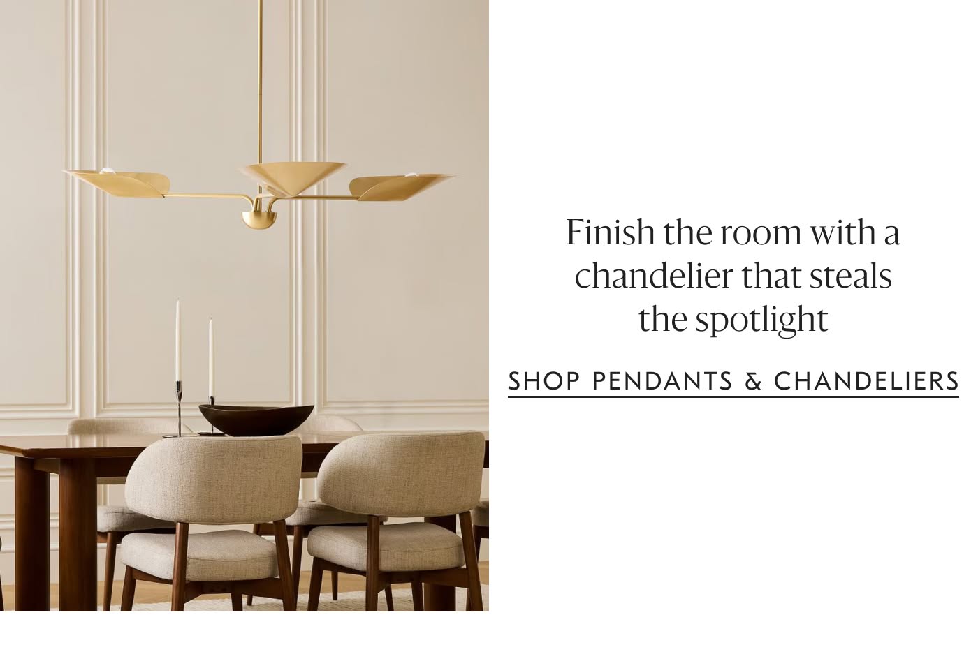 Finish the room with a chandelier that steals the spotlight - Shop Pendants & Chandeliers