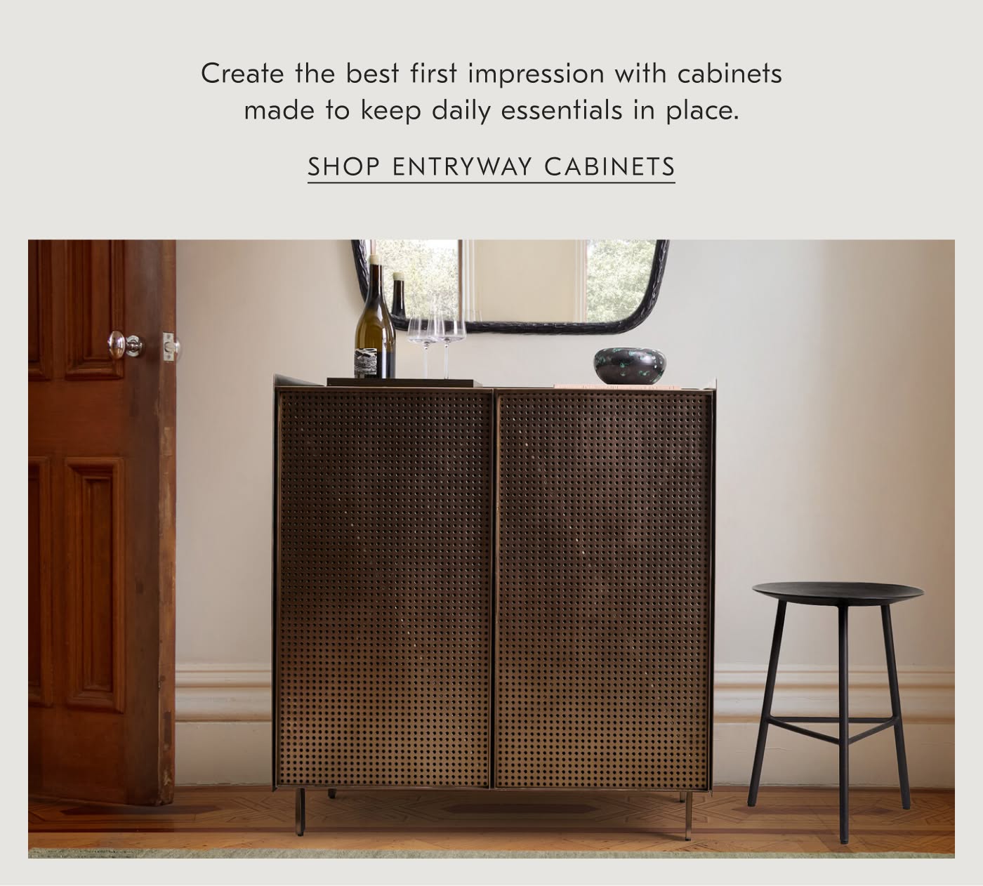Create the best first impression with cabinets made to keep daily essentials in place - Shop Entryway Cabinets