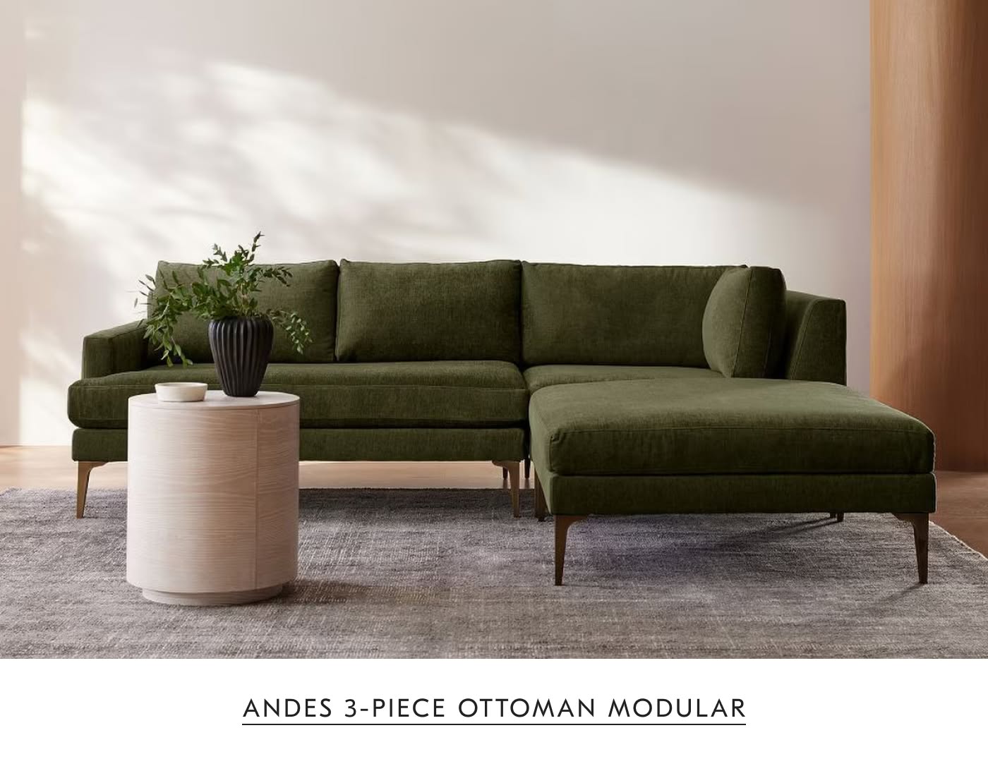 Andes 3-Piece Ottoman Modular