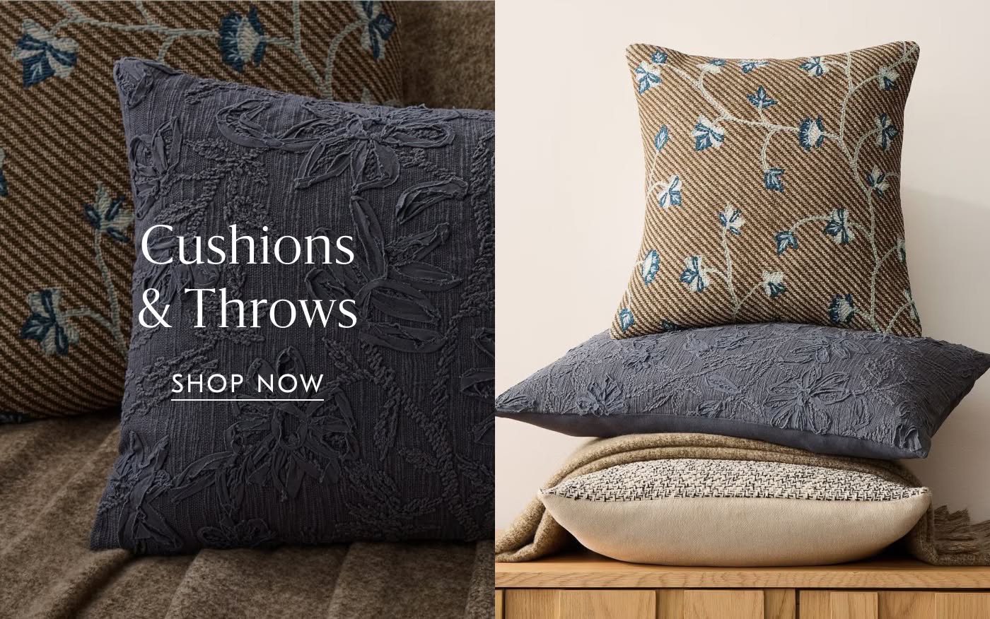 Cushions & Throws - Shop Now
