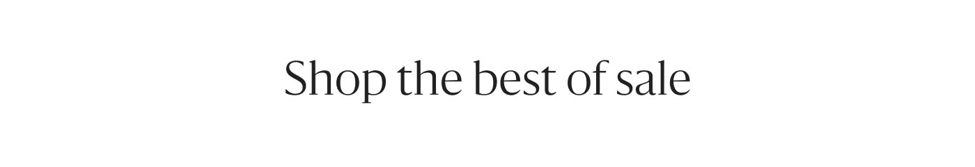 Shop the best of sale