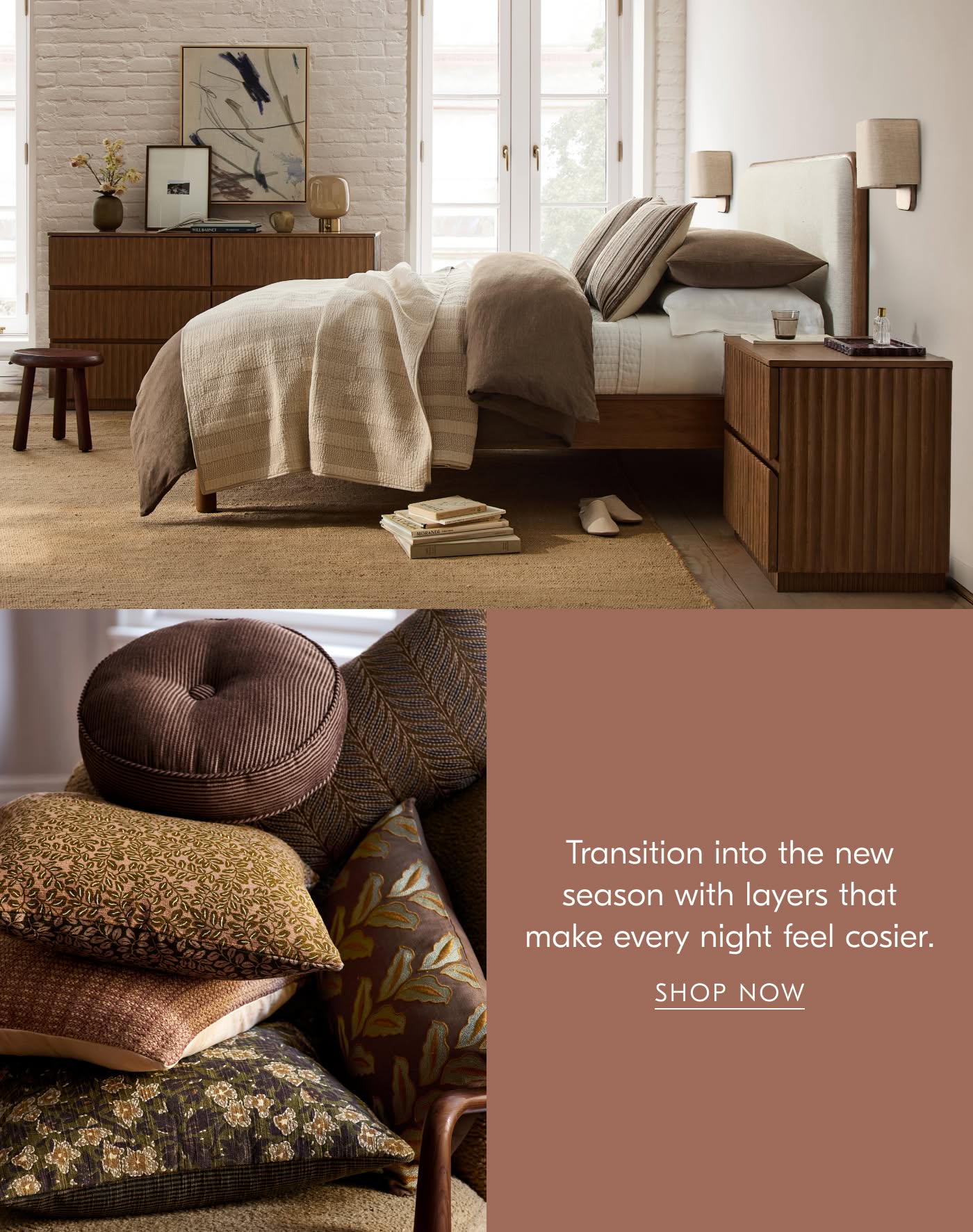 Transition into the new season with layers that make every night feel cosier - Shop Now