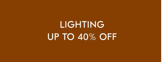 Lighting: Up to 40% Off