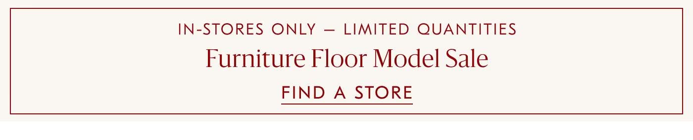 Floor Model Sale