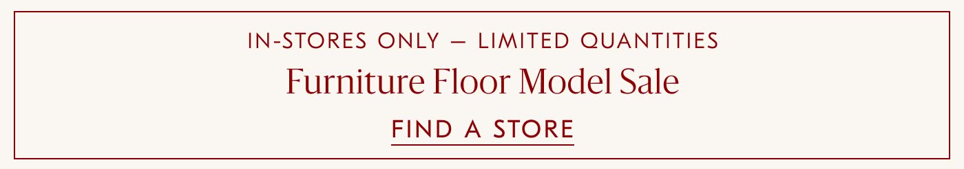 Floor model sale