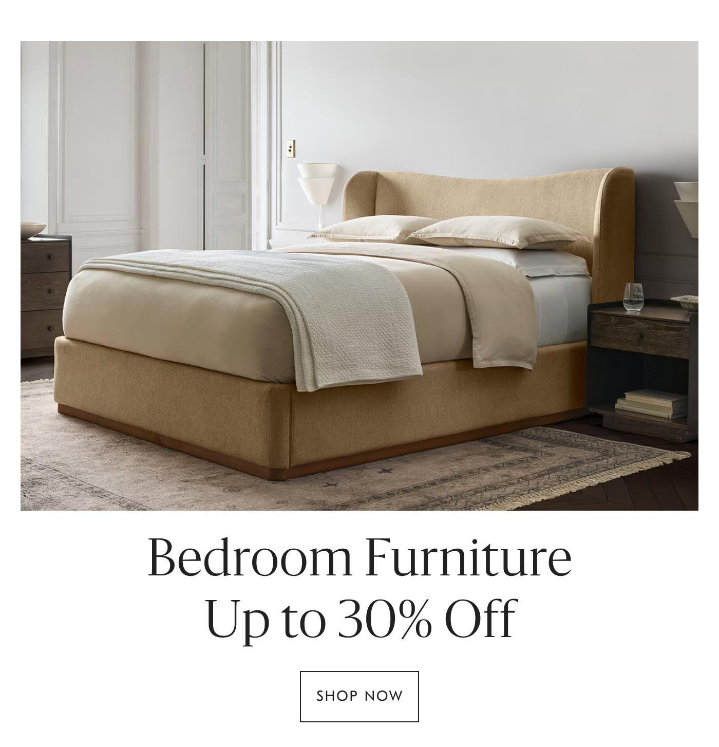 Up to 30% off Bedroom Furniture - Shop Now