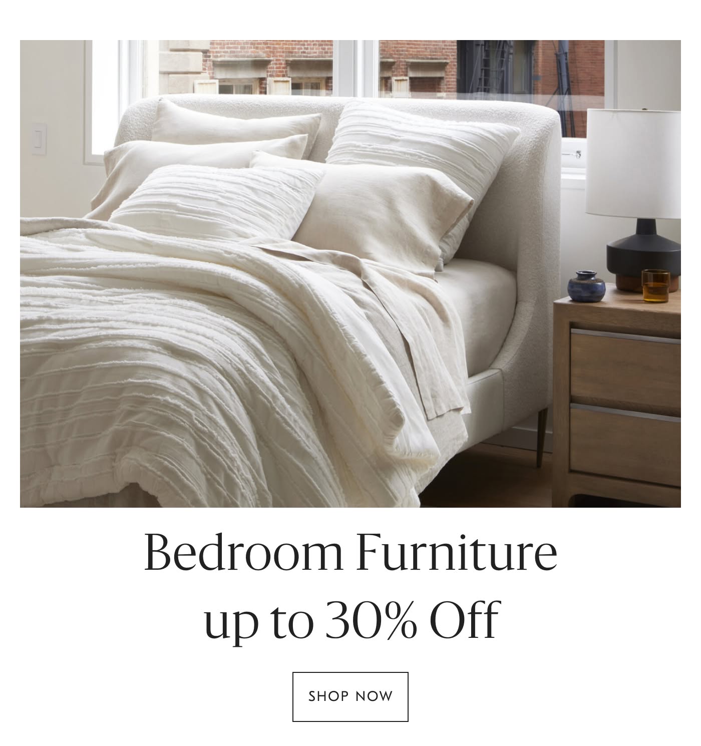 Up to 30% off Bedroom Furniture - Shop Now